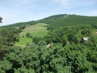 Výhled z hradu Kamýk