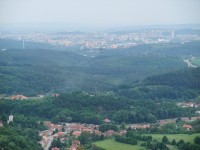 Pohled na nedaleké Brno