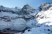 Vyšné Bělovodské Žabí pleso v Žabí dolině, odnoži Bělovodské doliny, 4. největší pleso na slovenské straně Tater.