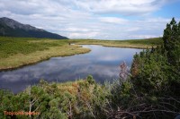 Trojrohé pleso v Dolině Bílé vody.