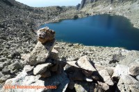 Vyšné Wahlenbergovo pleso ve Furkotské dolině. Osmé největší pleso na slovenské straně Tater.