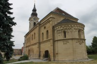 románský kostel v Schöngrabern