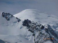 Vrchol Mont Blanc