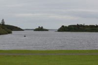 Jezero, které je v blízkosti bývalého zámku