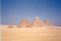 Pyramidy v Gíze, Egypt - jeden ze Sedmi divů světa