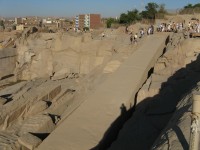 Nedokončený obelisk v Asuánu (Egypt)