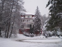 Sanatorium v zimě