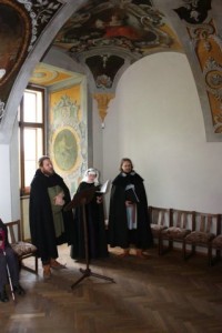 Cyklisté vítáni - Handkeho občanské sdružení - areál bývalého augustiniánského kláštera ve Šternberku