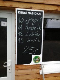 Cyklisté vítáni - Sedlčanský pivovar Krčín - restaurace	