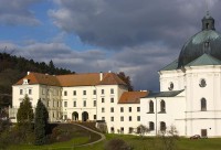 Cyklisté vítáni - Zámek Křtiny - restaurace