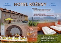 Cyklisté vítáni - Hotel Růženy