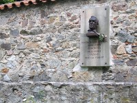 Busta Karla Methoda Klementa v sázavském klášteře
