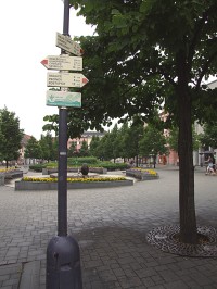 Rozcestí na Masarykově náměstí