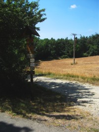 Turistické rozcestí nad Plačkovou studánkou