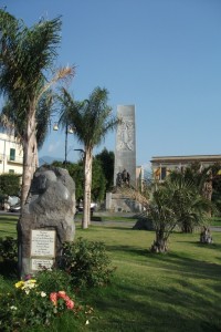 Pompeje - Památník obětem katastrofy 24. srpna roku 79