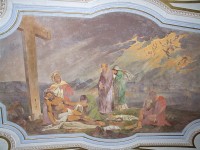 Poutní kaple Narození Panny Marie - jedna z fresek