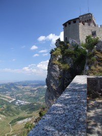 Výhled od pevnosti La Cesta