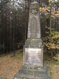 Pomník připomíná událost z roku 1866