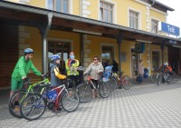 Na kole po železničních pražcích, ze Slavonic do Rakouska a zase zpět