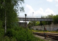 Mostek přes nádraží Zličín