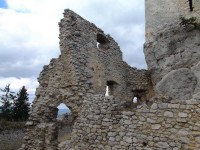 Konzervované ruiny hradu