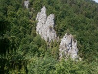 Malá Fatra - skalné útvary v Jánošíkových Dierach