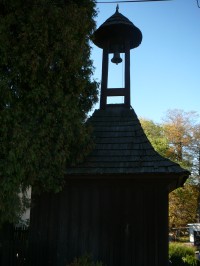 Dřevěná zvonice v Místku na Bahně