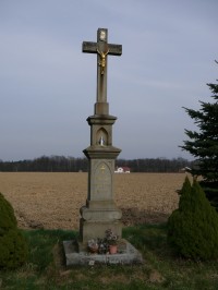 kříž u zvonice Kocurovice