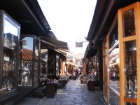 Uličky starého města v Sarajevu