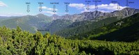 Slovensko - Západní Tatry: Roháče - roháčský hřeben s popisem vrcholů