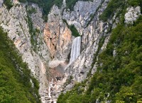 Slovinsko - Julské Alpy: Slap Boka