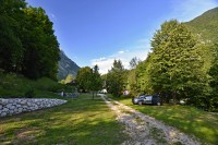 Slovinsko - Julské Alpy: kemp Soča