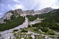 Slovinsko - Julské Alpy: cesta přes sedlo Vršič (sedlo Vršič)