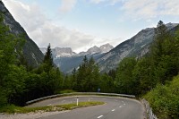 Slovinsko - Julské Alpy: cesta přes sedlo Vršič