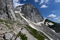 Slovinsko - Julské Alpy: odbočka k bivaku Nogara