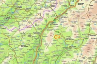 Slovensko - Povážský Inovec: orientační mapa