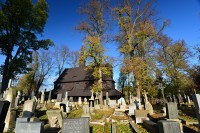 Broumov: dřevěný kostel na hřbitově