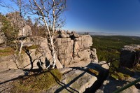 Polsko – Stolové hory: Szczeliniec Wielki (Velká Hejšovina) a Błędne Skały (Bludné skály)