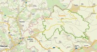polské Stolové hory:mapa