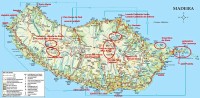 Madeira: mapa míst