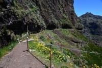 Madeira: stezka na Pico Ruivo collapsed