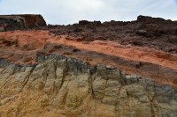 Madeira: poloostrov São Lourenço - geologické vrstvy