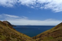 Madeira: poloostrov São Lourenço, v pozadí ostrovy Ilhas Desertas