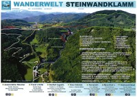 Rakousko - Gutensteinské Alpy: Soutěska Steinwandklamm - plánek