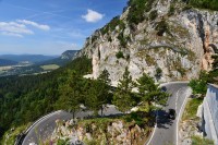 Rakousko - Gutensteinské Alpy: Hohe Wand - přístupová placená silnice