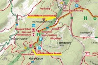 Rakousko - Gutensteinské Alpy: Hohe Wand - mapa 2 (zdroj: Kompass mapy)