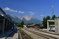 Rakousko - Schneeberg: nádraží v Puchberg am Schneeberg