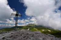 Rakousko - Schneeberg: vrchol Waxriegel