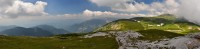 Rakousko - Schneeberg: pohled z Waxriegelu