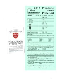 Švýcarsko - Walliské Alpy: kemp Kapellenweg - ceny, Bürgerpass